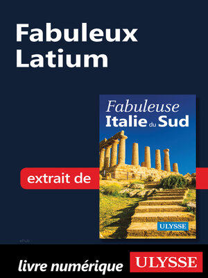 cover image of Fabuleux Latium